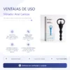VIBRADOR ANAL CANICAS NEGRO / C9032