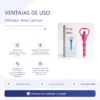 VIBRADOR ANAL CANICAS ROSA / C9032