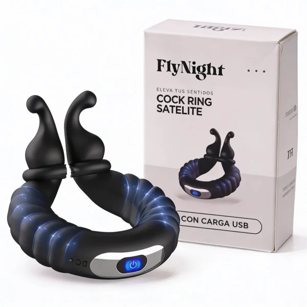 COCK RING SATELITE NEGRO / C9033