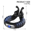 COCK RING SATELITE NEGRO / C9033