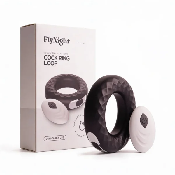 ANILLO VIBRATOR LOOP NEGRO / C9034