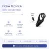 COCKRING VIBRATOR HOOK NEGRO / C9036