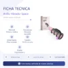 COCKRING VIBRATOR SPACE NEGRO / C9037