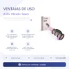 COCKRING VIBRATOR SPACE NEGRO / C9037