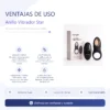 COCKRING VIBRATOR STAR NEGRO / C9038