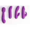 LINEA PREMIUM KIT 4  EN 1 - VIBROS MASAJEADOR CLITORIS / C9042