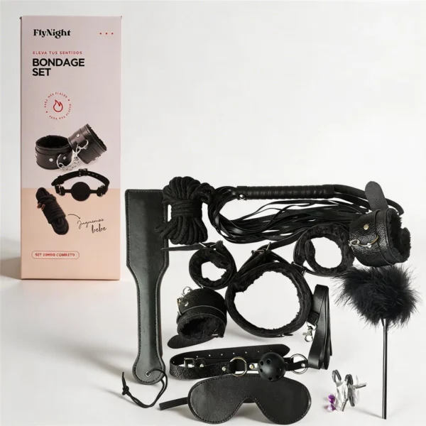 BONDAGE SET NEGRO / C9017