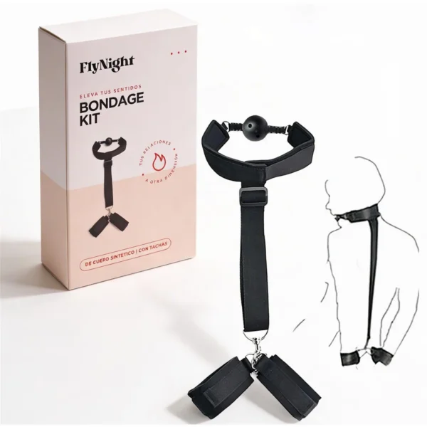 BONDAGE KIT NEGRO / C9018
