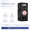 MASTURBADOR FLESH MASSAGER VAGINA  23X10CM