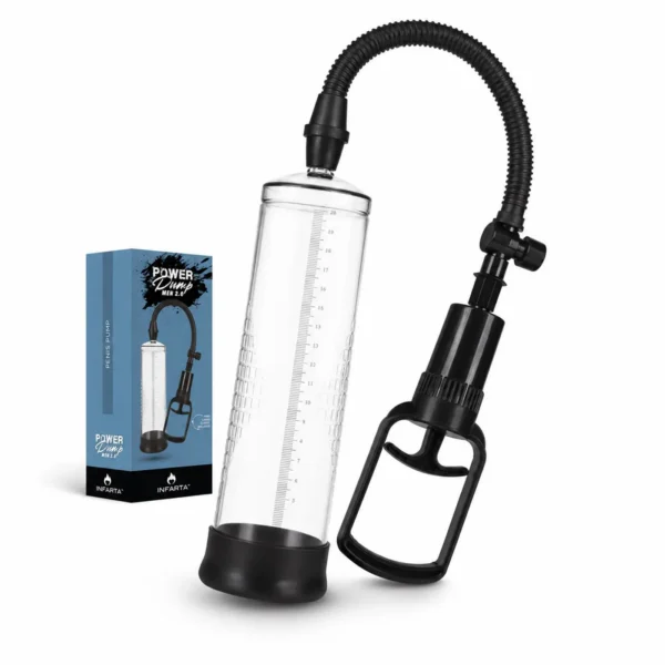 BOMBA ERECTORA POWERPUMP MEN 2.0 PISTON 25X7CM