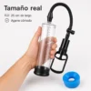 BOMBA ERECTORA POWERPUMP MEN 2.0 PISTON 25X7CM