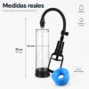 BOMBA ERECTORA POWERPUMP MEN 2.0 PISTON 25X7CM