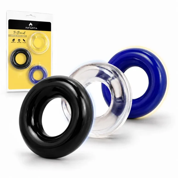 COCK RINGS SET TRIBOND