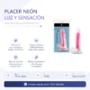 DILDO NEONFLUX PINK - BRILLA EN LA OSCURIDAD