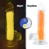 DILDO NEONFLUX ORANGE - BRILLA EN LA OSCURIDAD