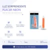 DILDO NEONFLUX ORANGE - BRILLA EN LA OSCURIDAD