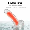 DILDO NEONFLUX ORANGE - BRILLA EN LA OSCURIDAD