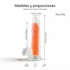 DILDO NEONFLUX ORANGE - BRILLA EN LA OSCURIDAD