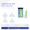 DILDO NEONFLUX GREEN - BRILLA EN LA OSCURIDAD