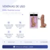 LUCIUS DILDO DUAL LAYER PELLIZCABLE VERTEBRADO