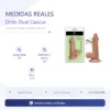 CASSIUS DILDO DUAL PELLIZCABLE VERTEBRA