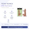 CASSIUS DILDO DUAL PELLIZCABLE VERTEBRA