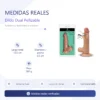 MARCELLUS DILDO DUAL PELLIZCABLE VERTEBRADO
