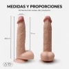 JULIUS DILDO DUAL PELLIZCABLE VERTEBRADO