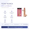 VITTORE DILDO DUAL PELLIZCABLE VERTEBRADO