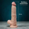 VITTORE DILDO DUAL PELLIZCABLE VERTEBRADO