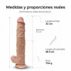 AURELIUS DILDO DUAL PELLIZCABLE VERTEBRADO