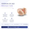 MASTURBATOR SWELLA - PUSSY &amp; ASS SINNA WITH VIBRATOR