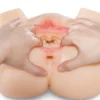 MASTURBATOR SWELLA - PUSSY &amp; ASS SINNA WITH VIBRATOR