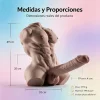 DOMINUS – MUSCULOSO MASTURBADOR EL MÁS VENDIDO - PENE REALISTA Y ANO + BALITA DE REGALO – EFECTO BRONCEADO
