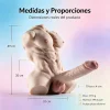 DOMINUS – MUSCULOSO MASTURBADOR MÁS VENDIDO CON PENE REALISTA Y ANO + BALITA DE REGALO – MARRÓN CLARO
