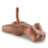 TRANS DESIRE – TORSO REALISTA CON PECHOS, PENE Y ANO + BALITA DE REGALO