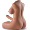 TRANS DESIRE – TORSO REALISTA CON PECHOS, PENE Y ANO + BALITA DE REGALO