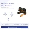 GLASS ANAL TAIL GOLDEN FOX