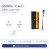 GLASS DILDO HELIXBLUE