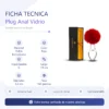 GLASS ANAL PLUG BUNNY VELLINO