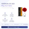 GLASS ANAL PLUG BUNNY VELLINO