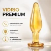 GLASS ANAL PLUG  AURUM