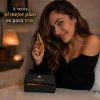 GLASS ANAL PLUG  AURUM
