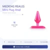 MINI PLUG ANAL 6CM PINK - ROSA