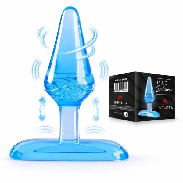 MINI PLUG ANAL 6CM BLUE - AZUL