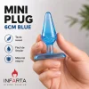 MINI PLUG ANAL 6CM BLUE - AZUL