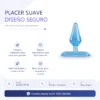 MINI PLUG ANAL 6CM BLUE - AZUL