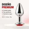 ANAL PLUG EROS METAL MEDIUM RED