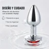 ANAL PLUG EROS METAL MEDIUM RED