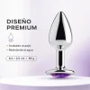 ANAL PLUG EROS METAL MEDIUM PURPLE